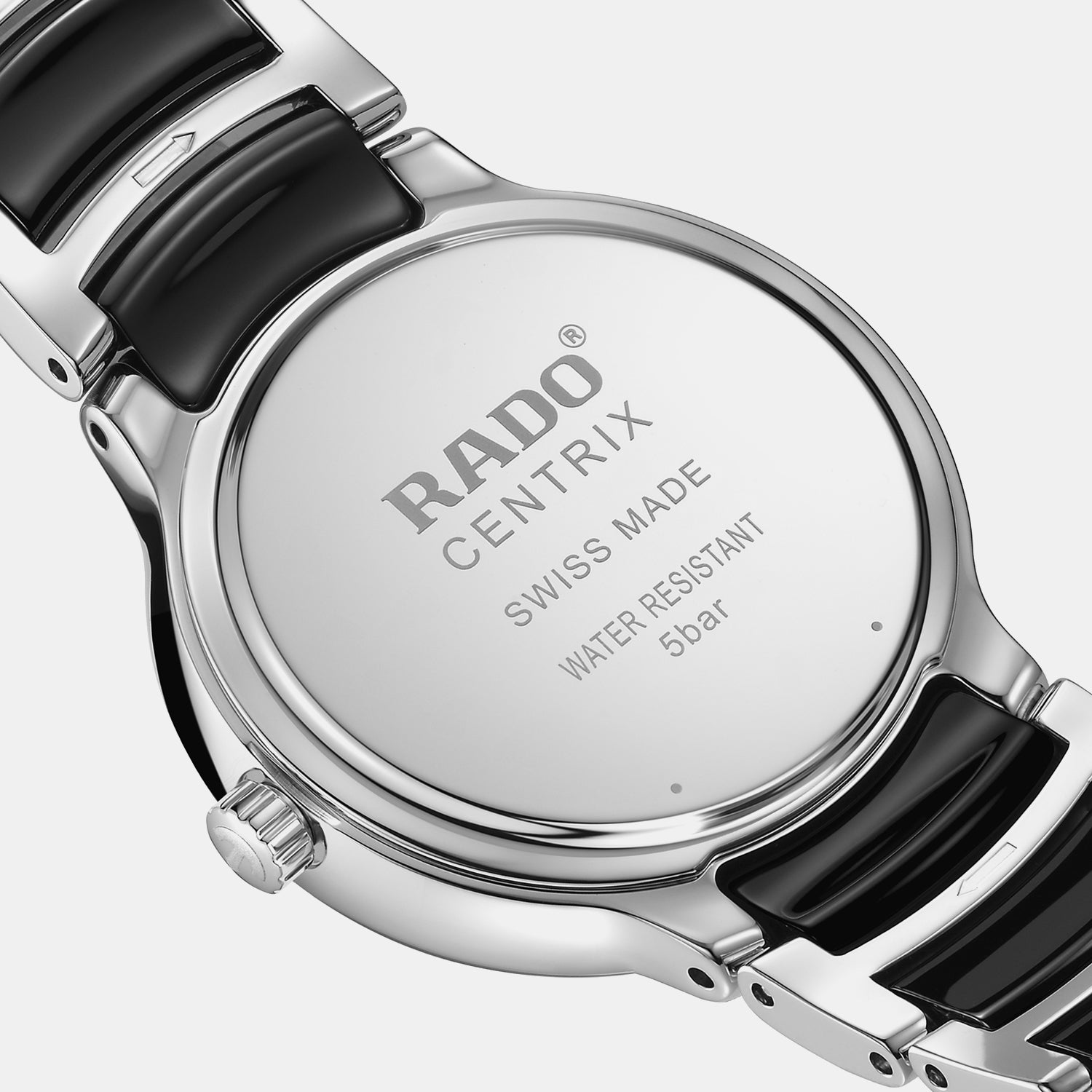 Centrix Women Quartz Black Dial Analog Ceramic Watch R30026152