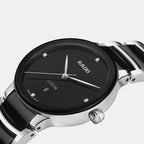 Centrix Women Quartz Black Dial Analog Ceramic Watch R30026712