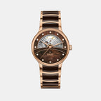 Rado Round Brown Mother Of Pearl Analog watch