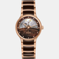 Centrix Automatic Diamonds Women Brown Dial Analog Stainless Steel Watch R30029902