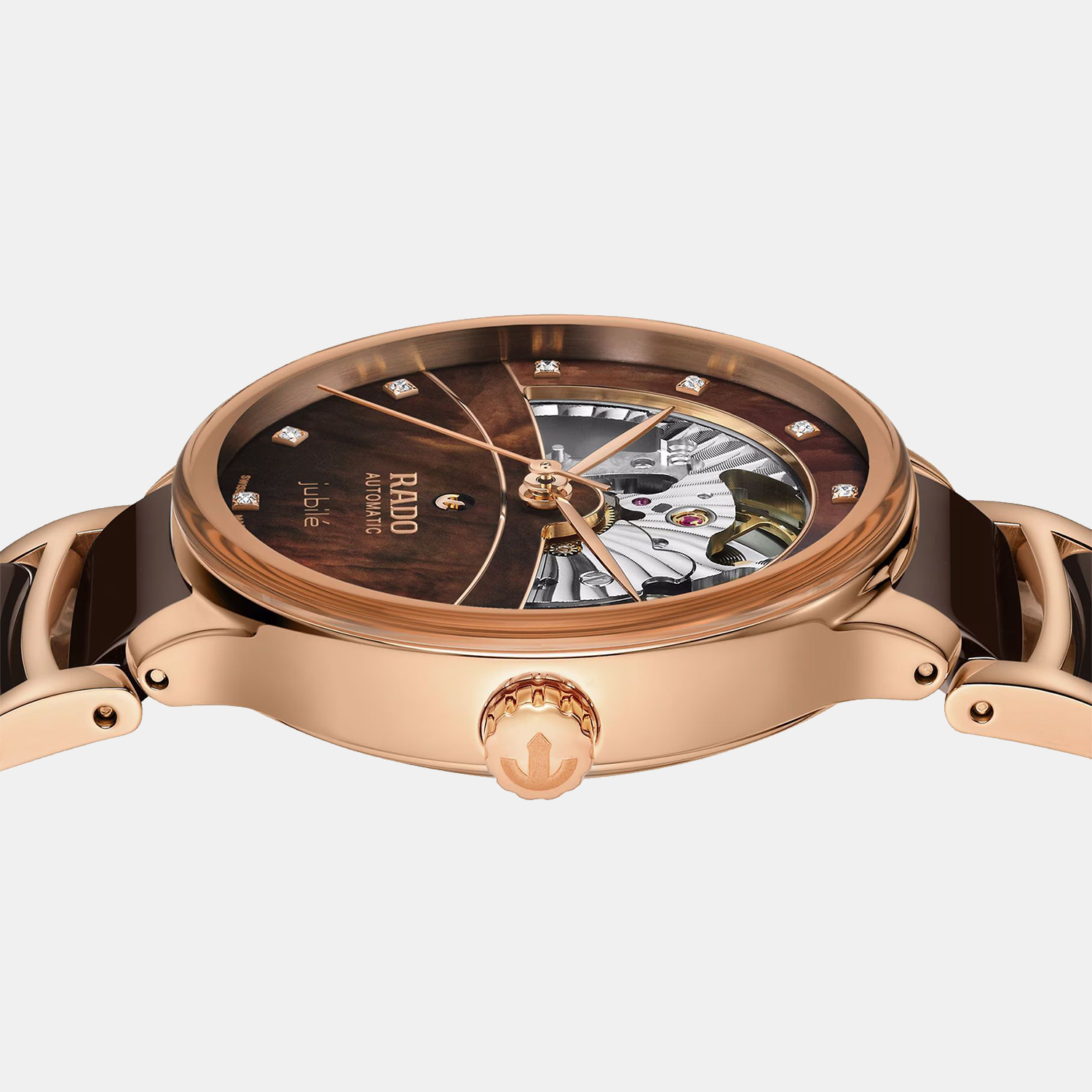 Rado Women Round Brown watch