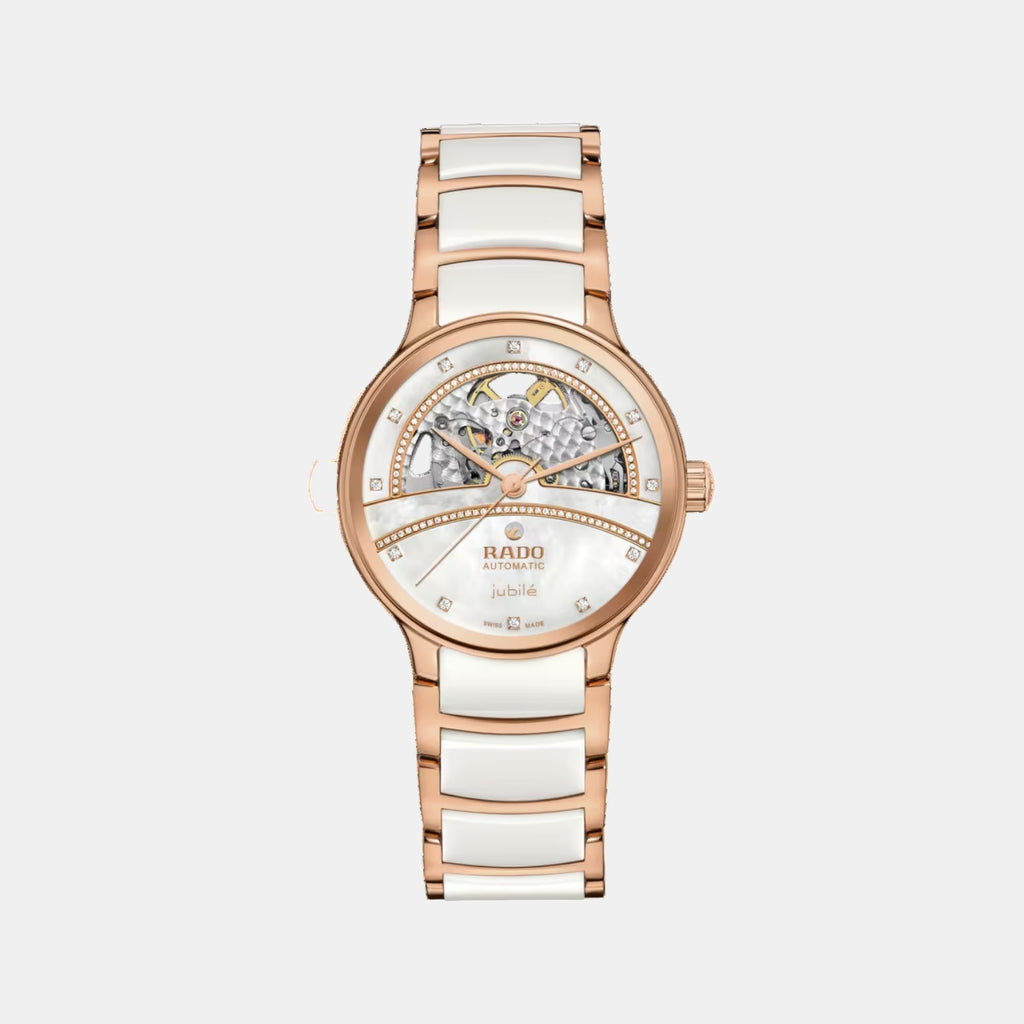 Centrix Women Automatic White Dial Analog Ceramic Watch R30029932