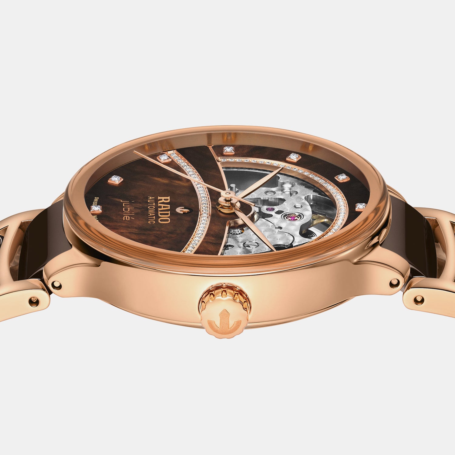 Centrix Women Automatic Brown Dial Analog Ceramic Watch R30029942