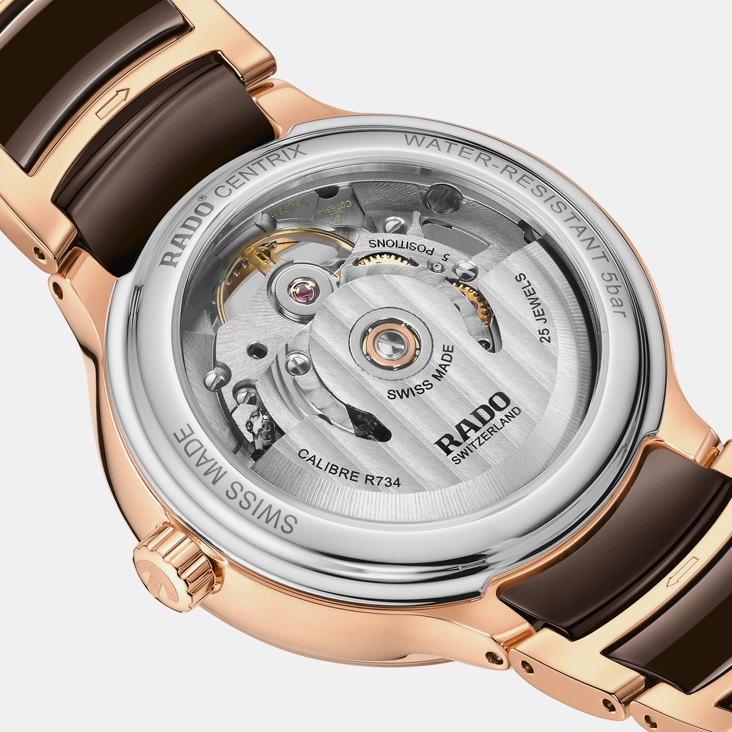 Centrix Women Automatic Brown Dial Analog Ceramic Watch R30029942