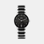 Centrix Women Automatic Black Dial Analog Ceramic Watch R30031742