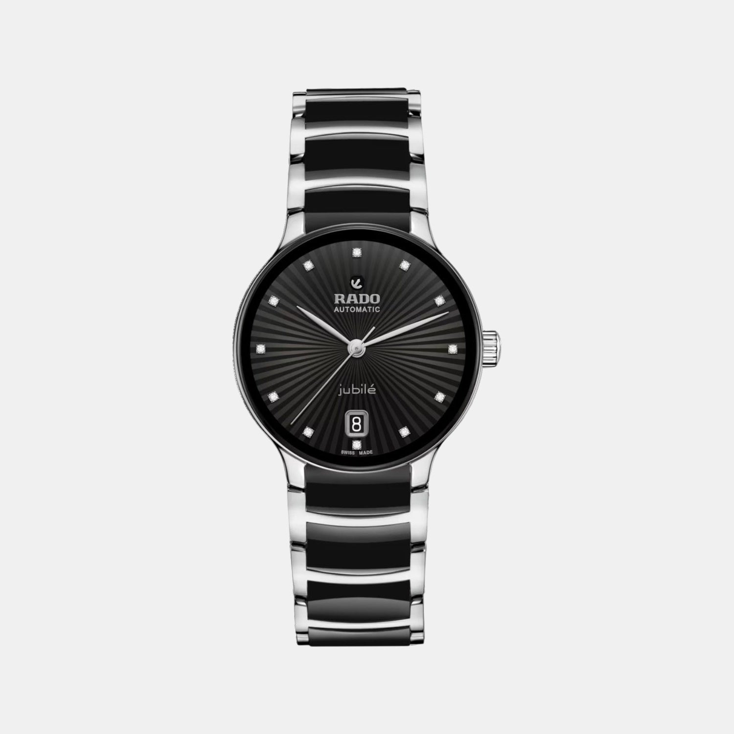 Centrix Women Automatic Black Dial Analog Ceramic Watch R30031742