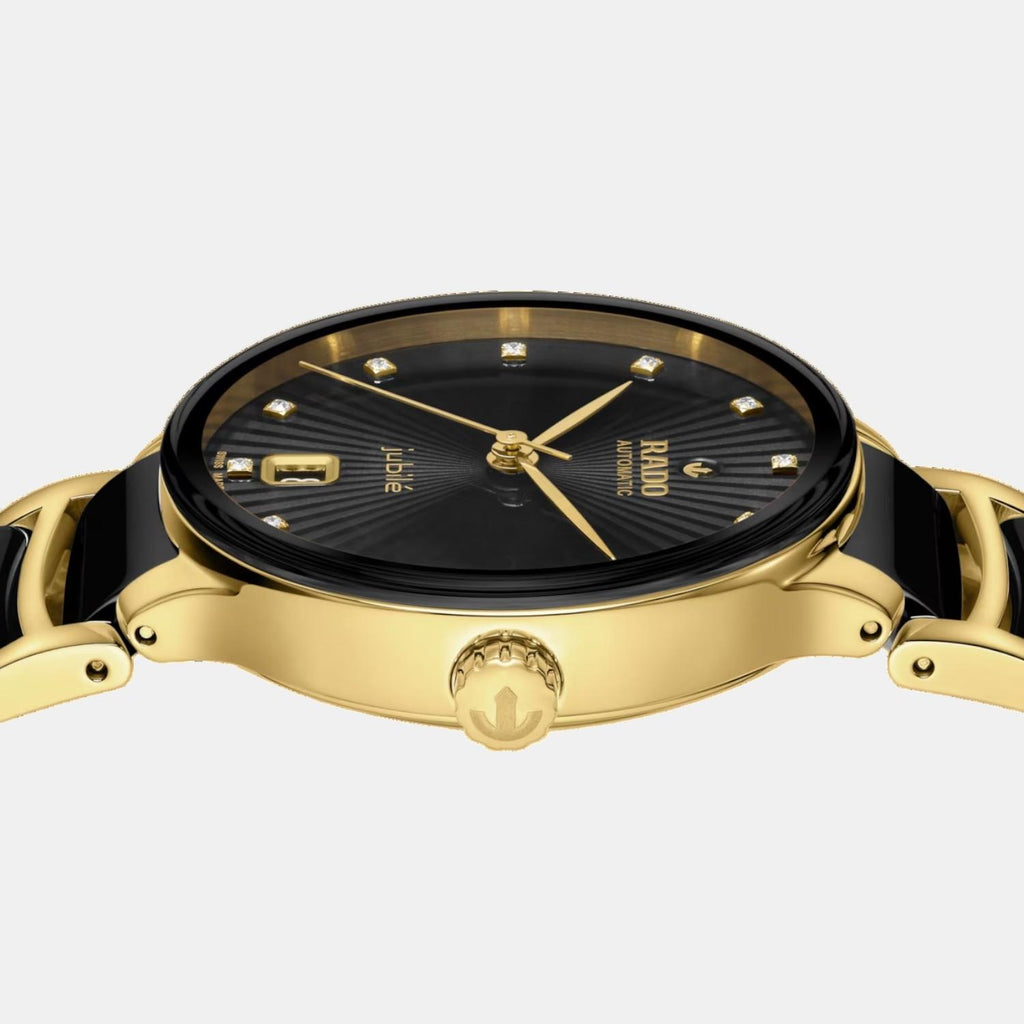 Centrix Women Automatic Black Dial Analog Ceramic Watch R30032742