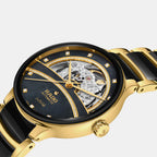 Centrix Women Automatic Black Dial Analog Titanium Watch R30032752