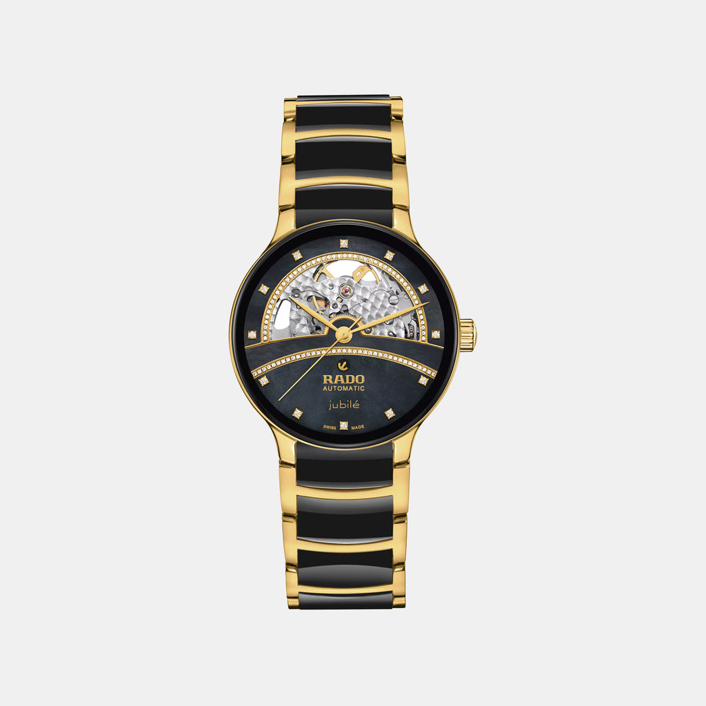 Centrix Women Automatic Black Dial Analog Titanium Watch R30032752