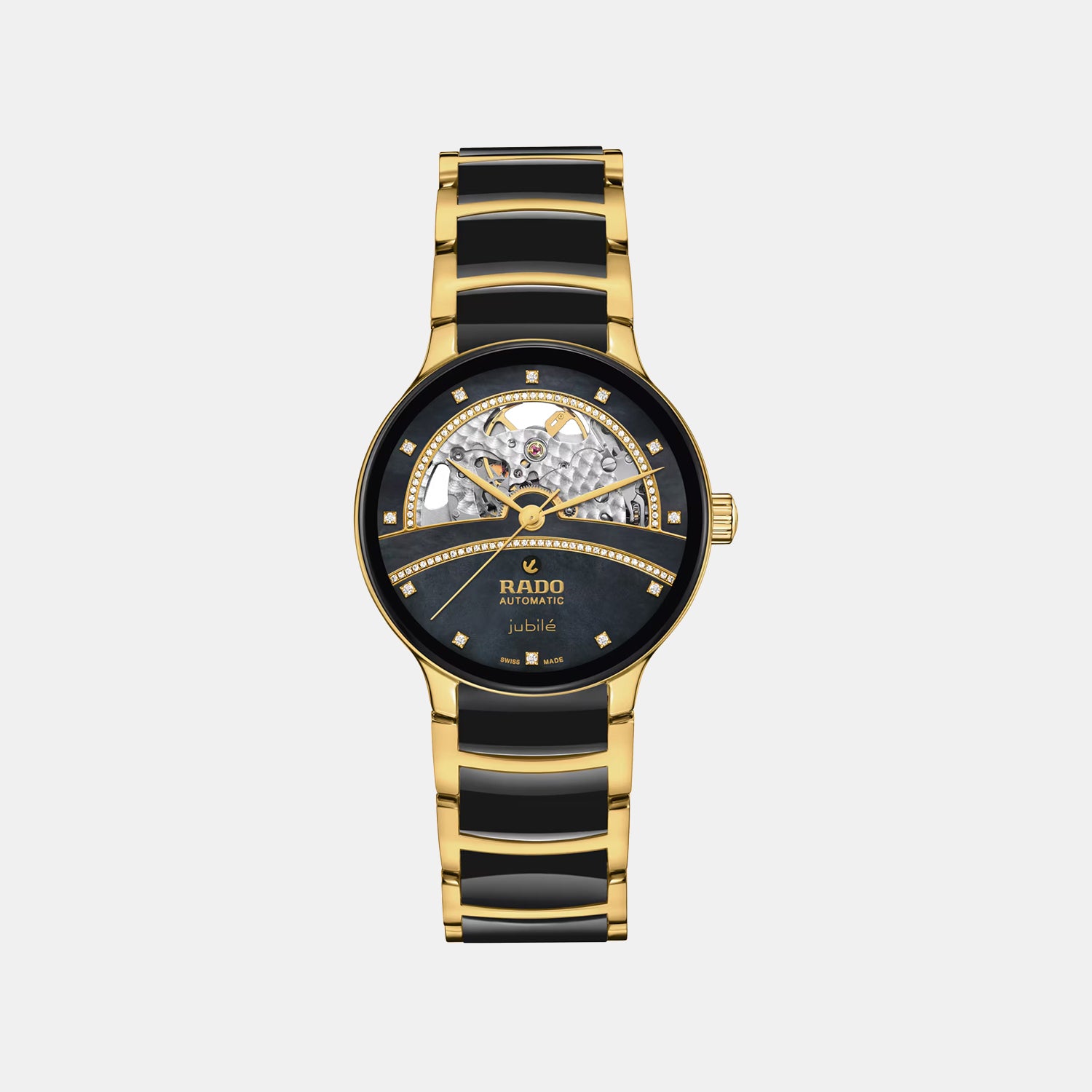 Centrix Women Automatic Black Dial Analog Titanium Watch R30032752