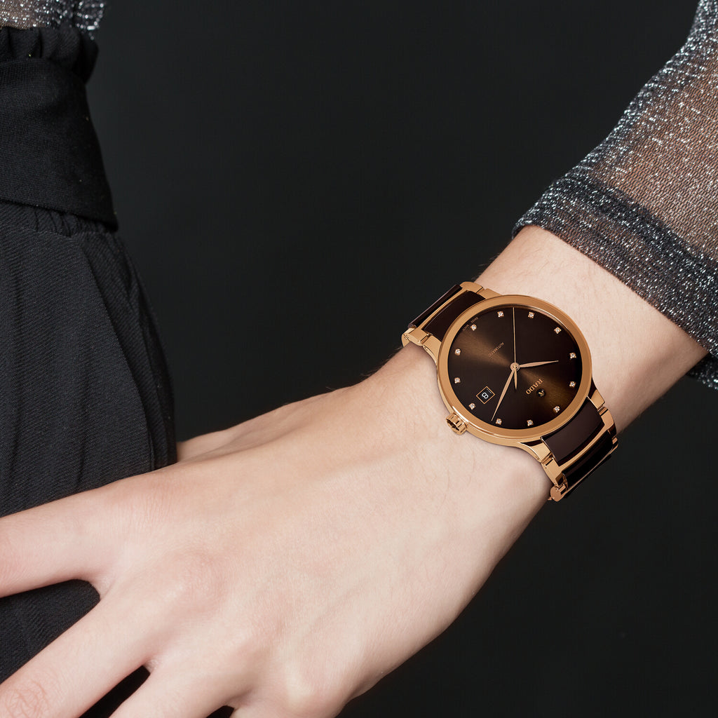 Rado Stainless Steel Brown watch