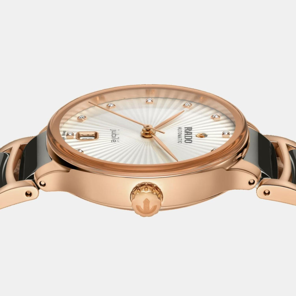 Centrix Women Automatic Silver Dial Analog Ceramic Watch R30037742