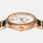 Centrix Women Automatic Silver Dial Analog Ceramic Watch R30037742