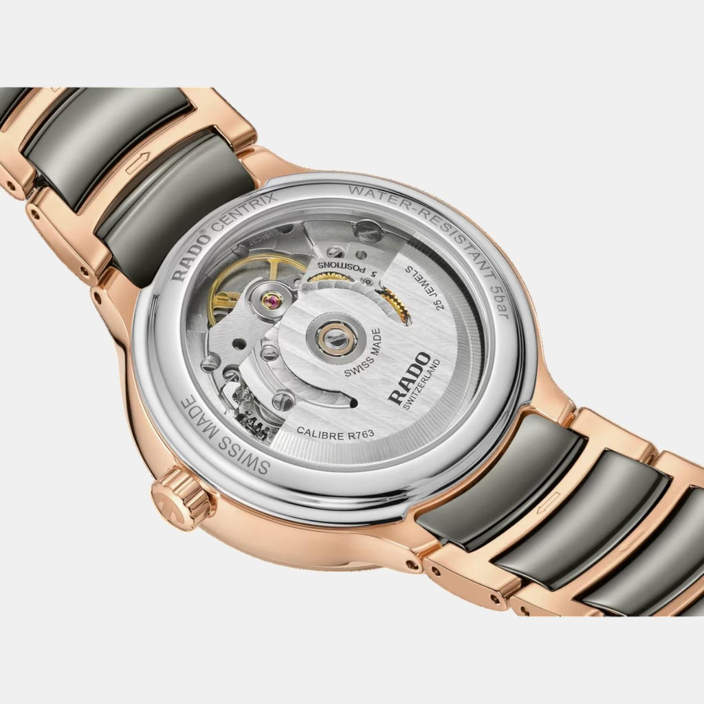 Centrix Women Automatic Silver Dial Analog Ceramic Watch R30037742