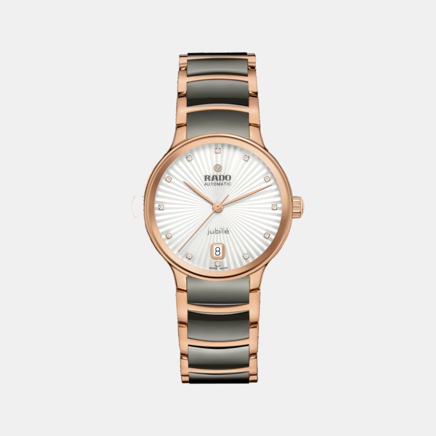 Centrix Women Automatic Silver Dial Analog Ceramic Watch R30037742