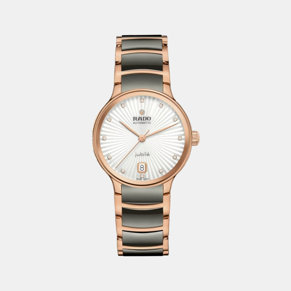 Centrix Women Automatic Silver Dial Analog Ceramic Watch R30037742