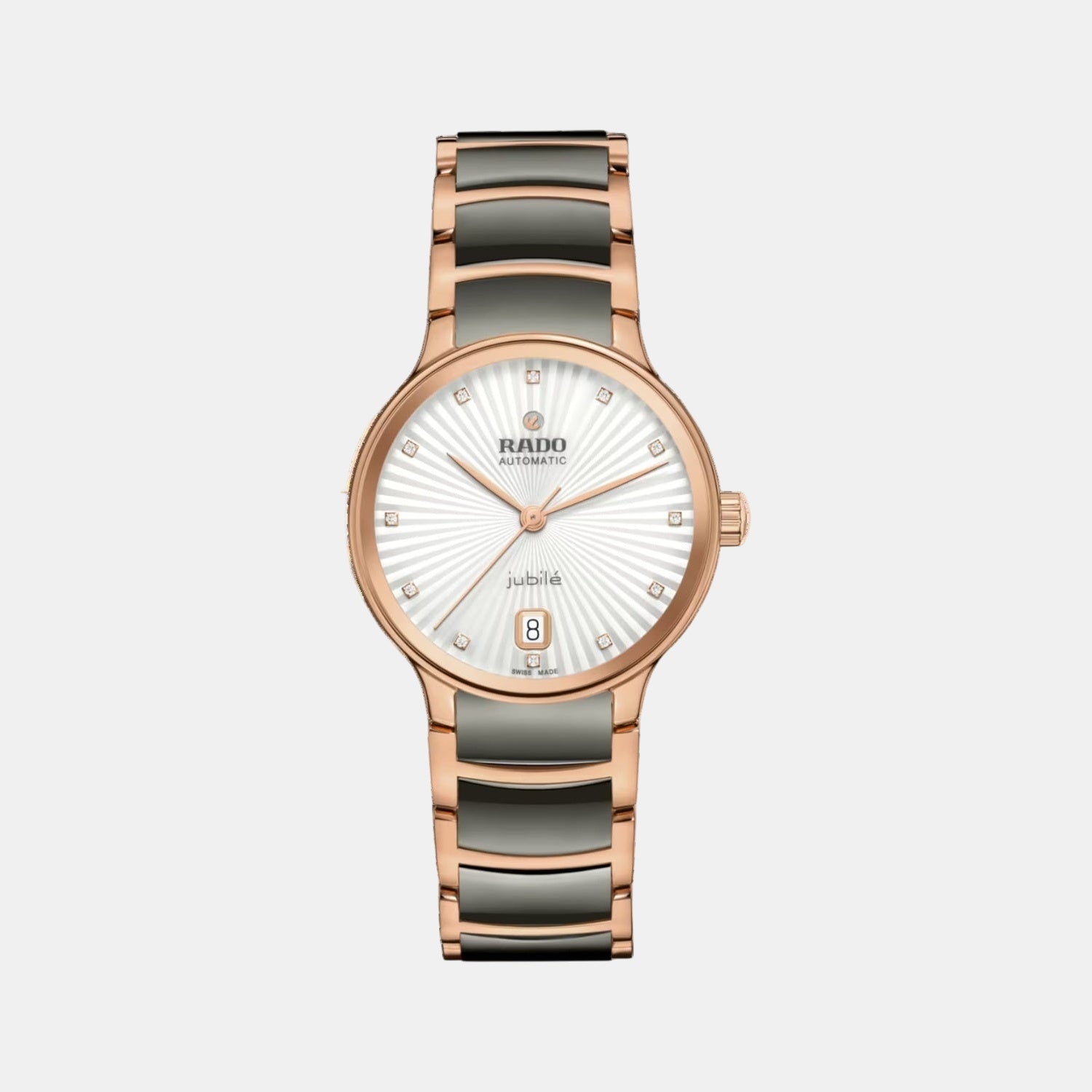 Centrix Women Automatic Silver Dial Analog Ceramic Watch R30037742