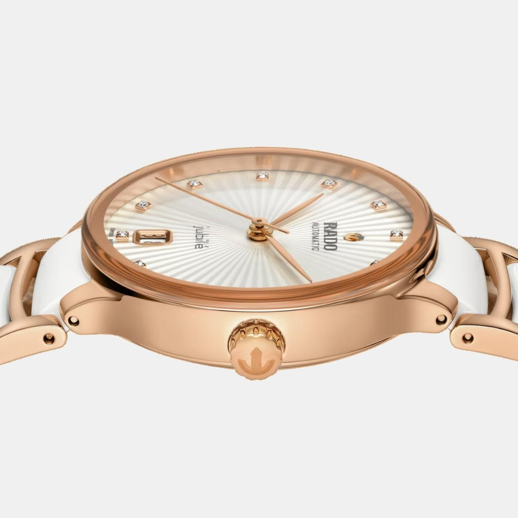 Centrix Women Automatic Silver Dial Analog Ceramic Watch R30037744