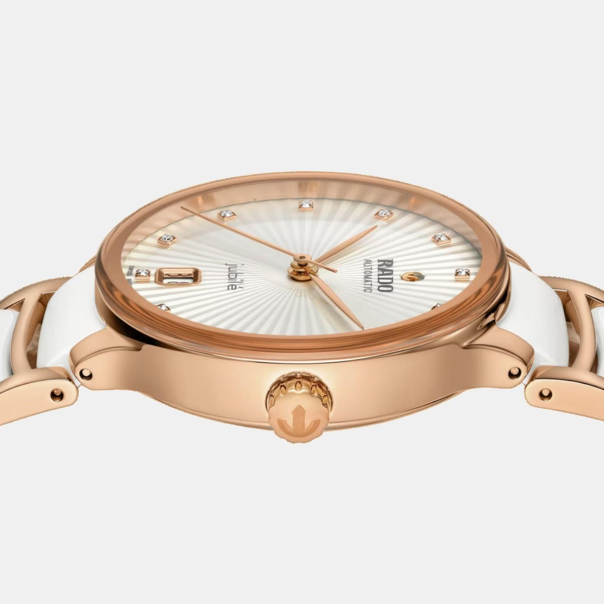 Centrix Women Automatic Silver Dial Analog Ceramic Watch R30037744