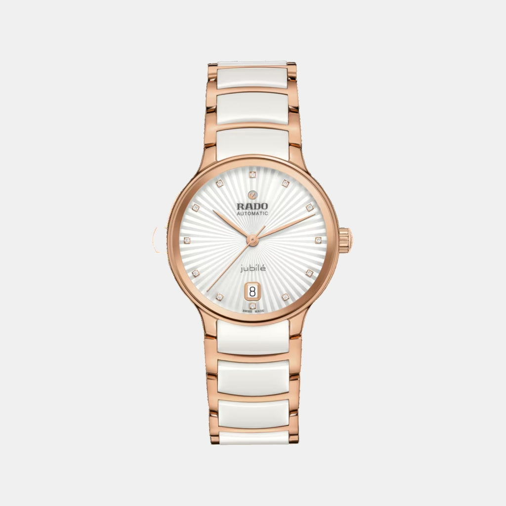 Centrix Women Automatic Silver Dial Analog Ceramic Watch R30037744