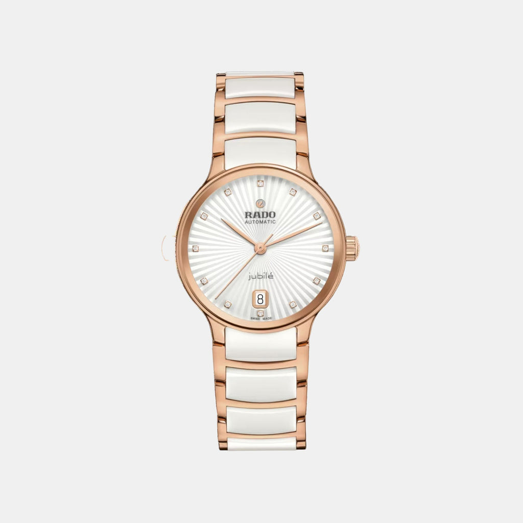 Centrix Women Automatic Silver Dial Analog Ceramic Watch R30037744