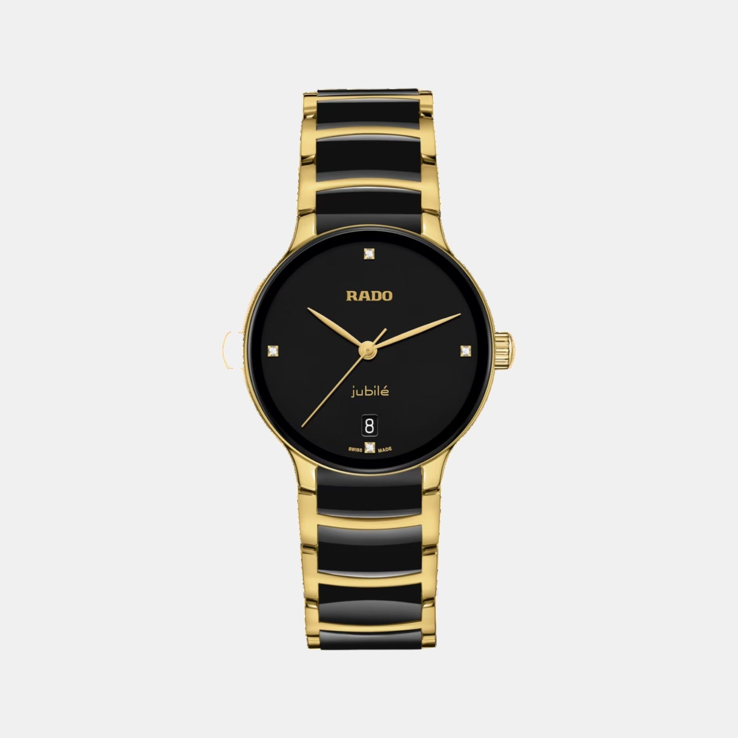 Centrix Women Quartz Black Dial Analog Ceramic Watch R30039712