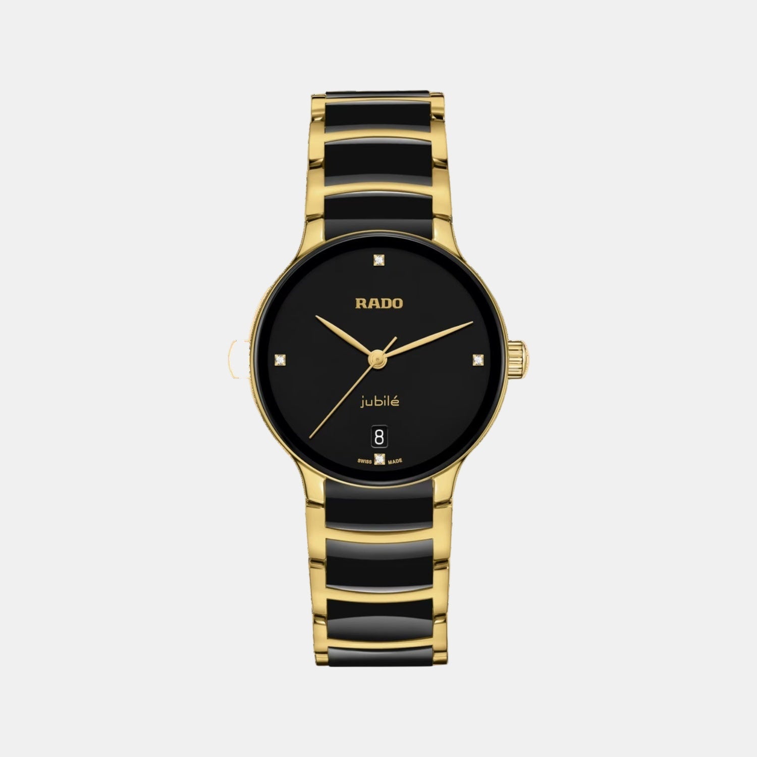 Centrix Women Quartz Black Dial Analog Ceramic Watch R30039712