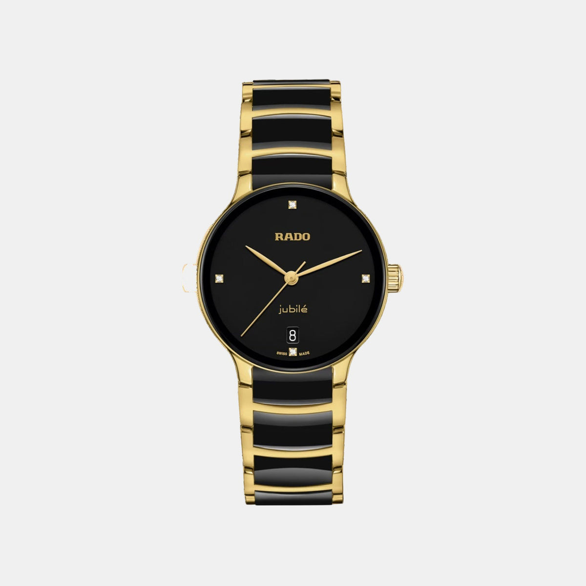 Centrix Women Quartz Black Dial Analog Ceramic Watch R30039712