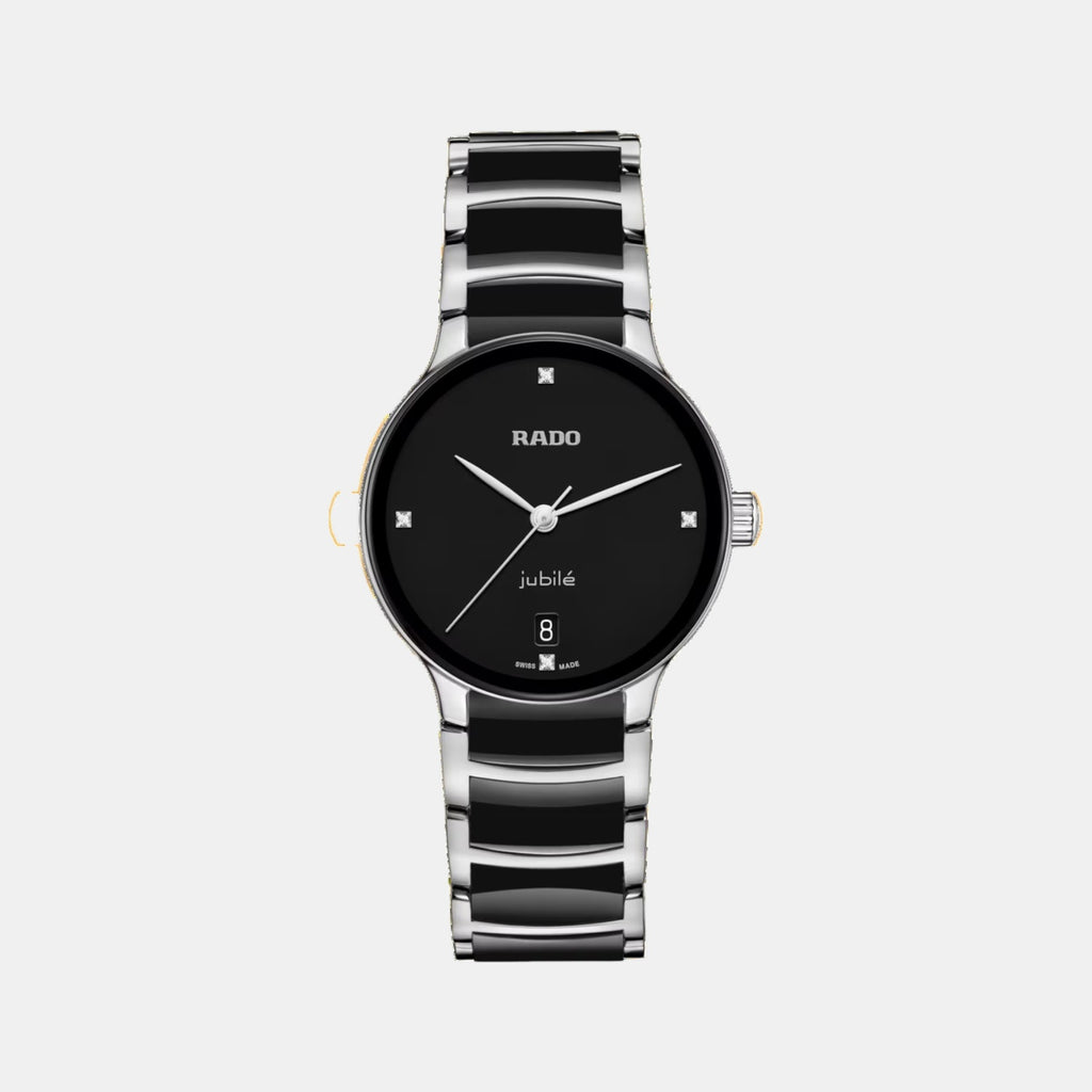 Centrix Women Quartz Black Dial Analog Ceramic Watch R30040712