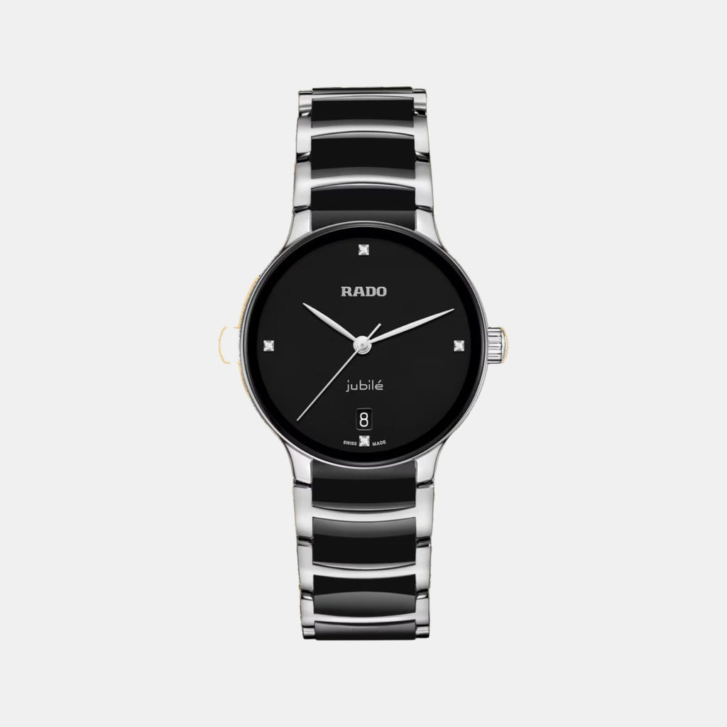 Centrix Women Quartz Black Dial Analog Ceramic Watch R30040712