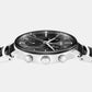 Centrix Men Quartz Black Dial Chronograph Stainless Steel Watch R30210152