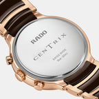 Centrix Men Quartz Champagne Brown Dial Chronograph Stainless Steel Watch R30212402