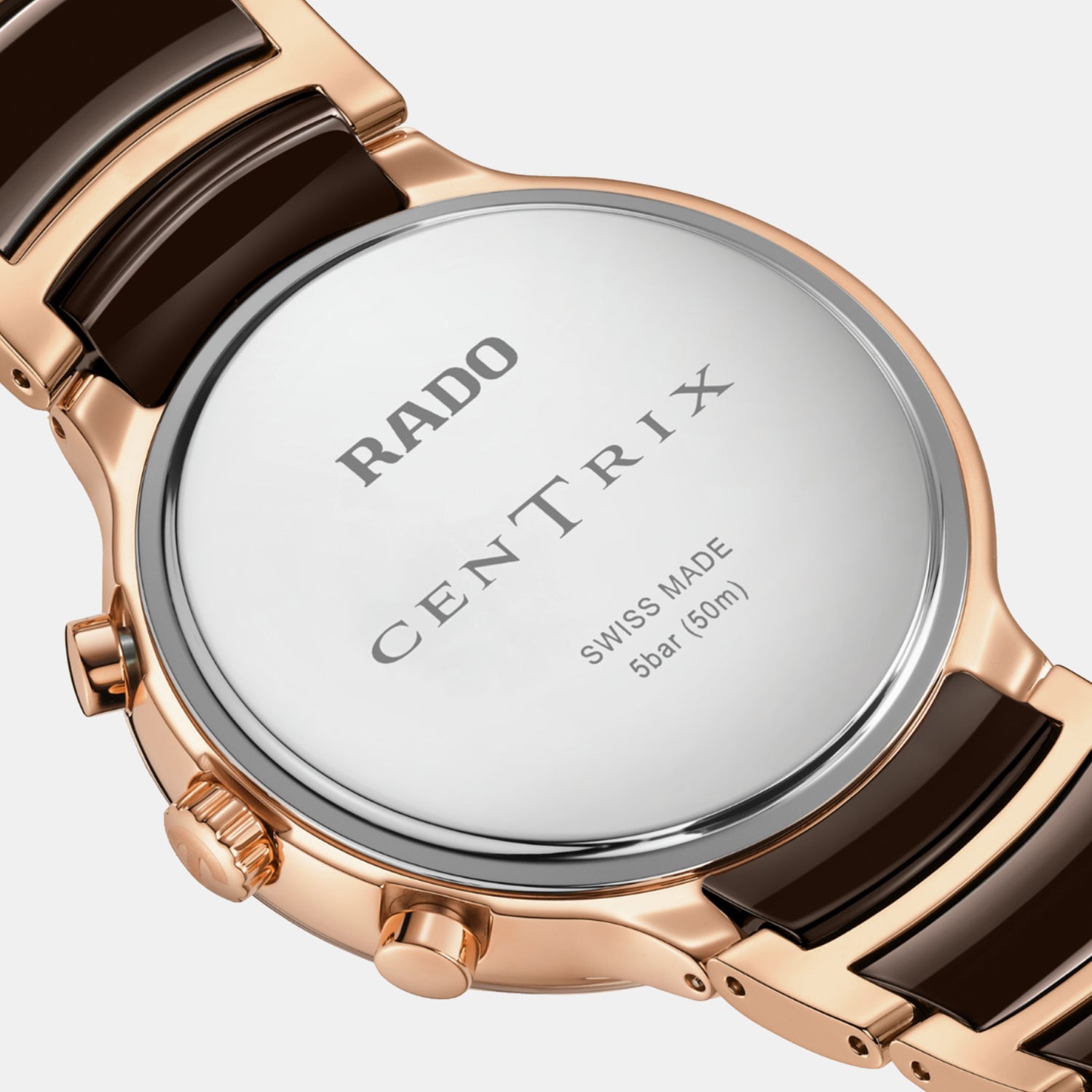 Centrix Men Quartz Champagne Brown Dial Chronograph Stainless Steel Watch R30212402