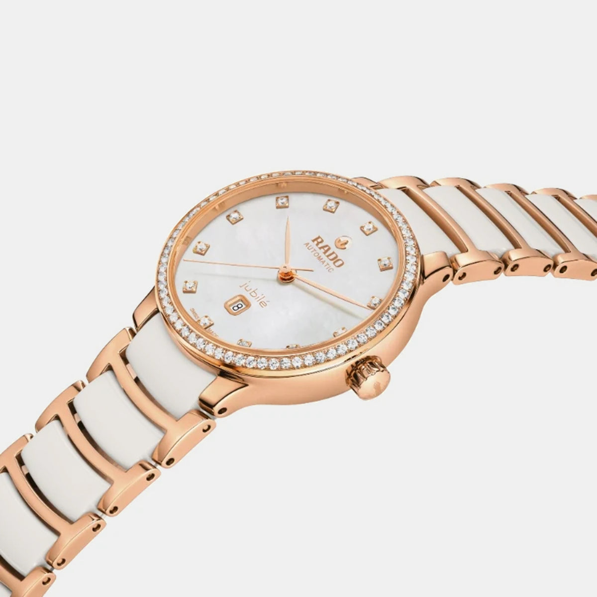 Centrix Men Automatic Mother Of Pearl Dial Analog Stainless Steel Watch R30229902