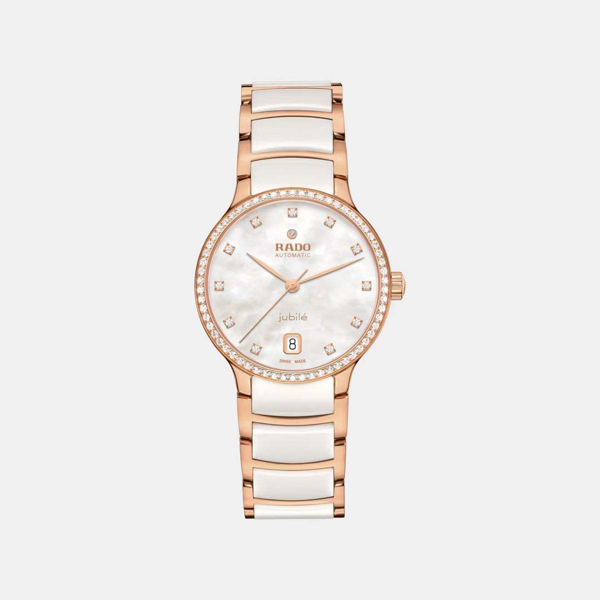 Centrix Women Automatic Mother Of Pearl Dial Analog Stainless Steel Watch R30230902