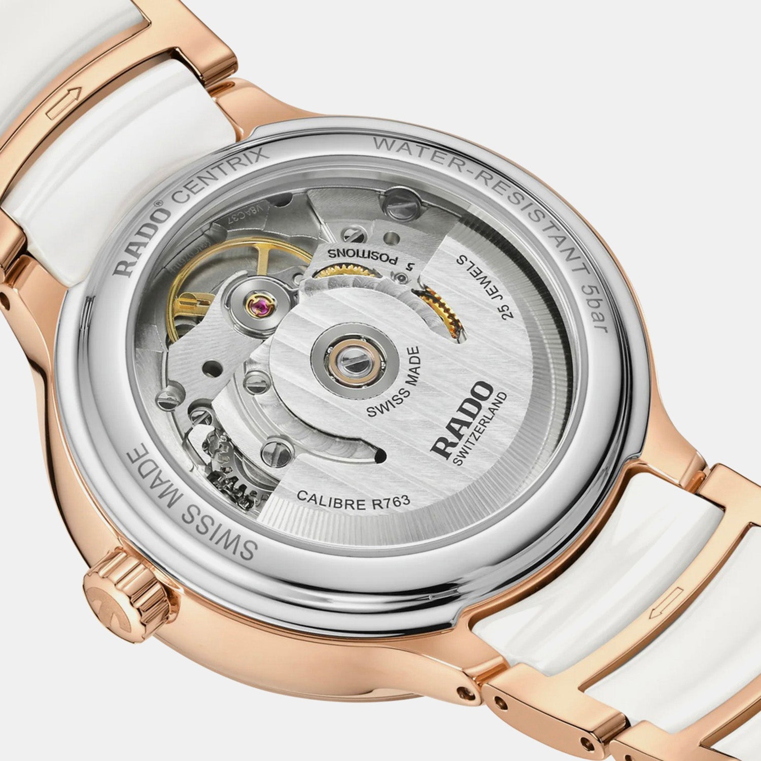 Centrix Jublie Women Automatic White Mother Of Pearl Dial Analog Stainless Steel Watch R30230902