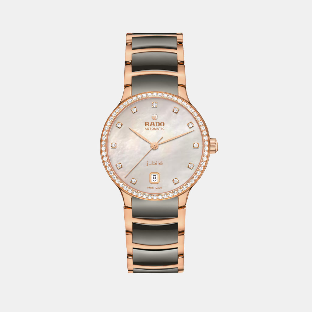 Centrix Jublie Women Automatic Silver Mother Of Pearl Dial Analog Stainless Steel Watch R30230912