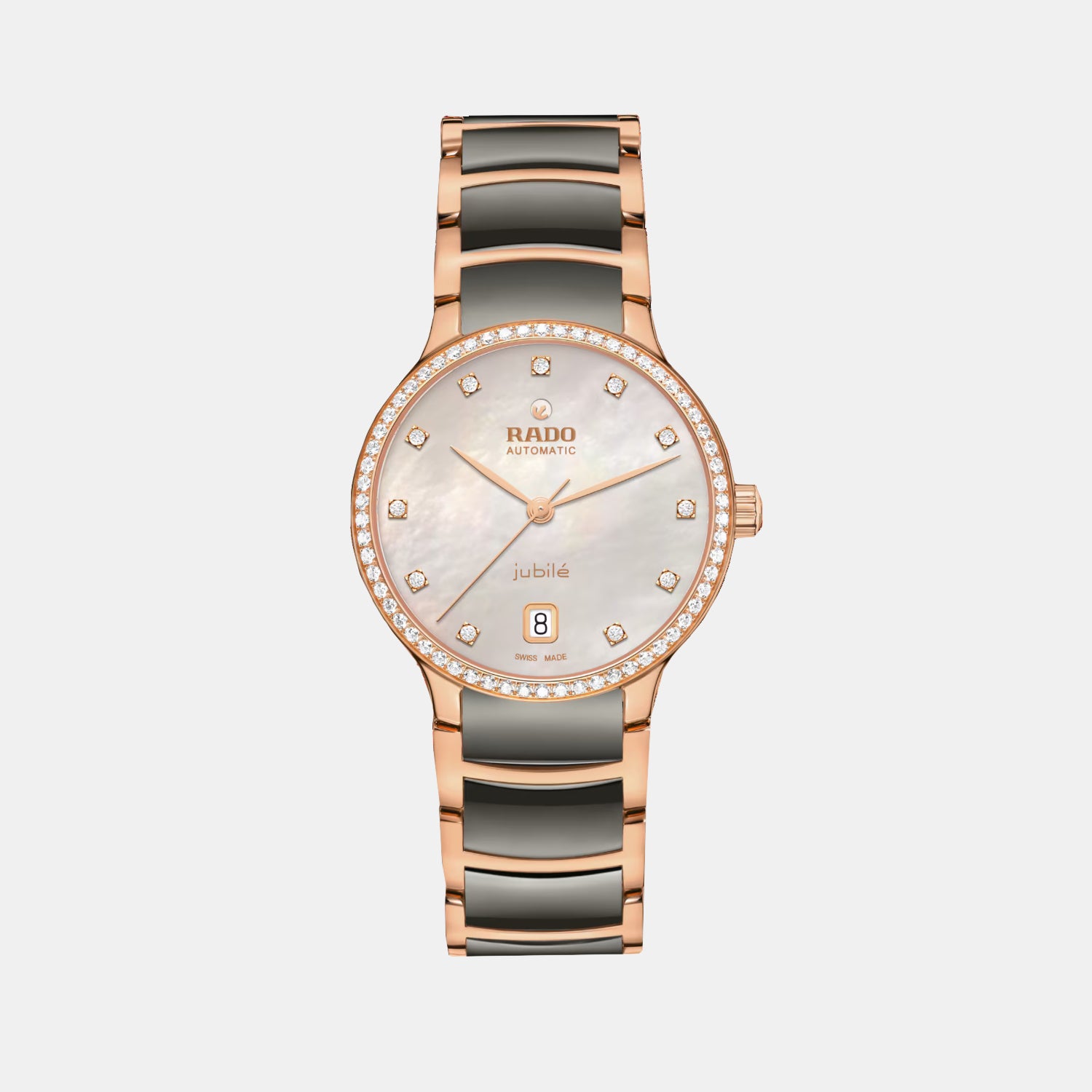 Centrix Jublie Women Automatic Silver Mother Of Pearl Dial Analog Stainless Steel Watch R30230912