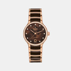 Centrix Jublie Women Automatic Brown Mother Of Pearl Dial Analog Stainless Steel Watch R30230922