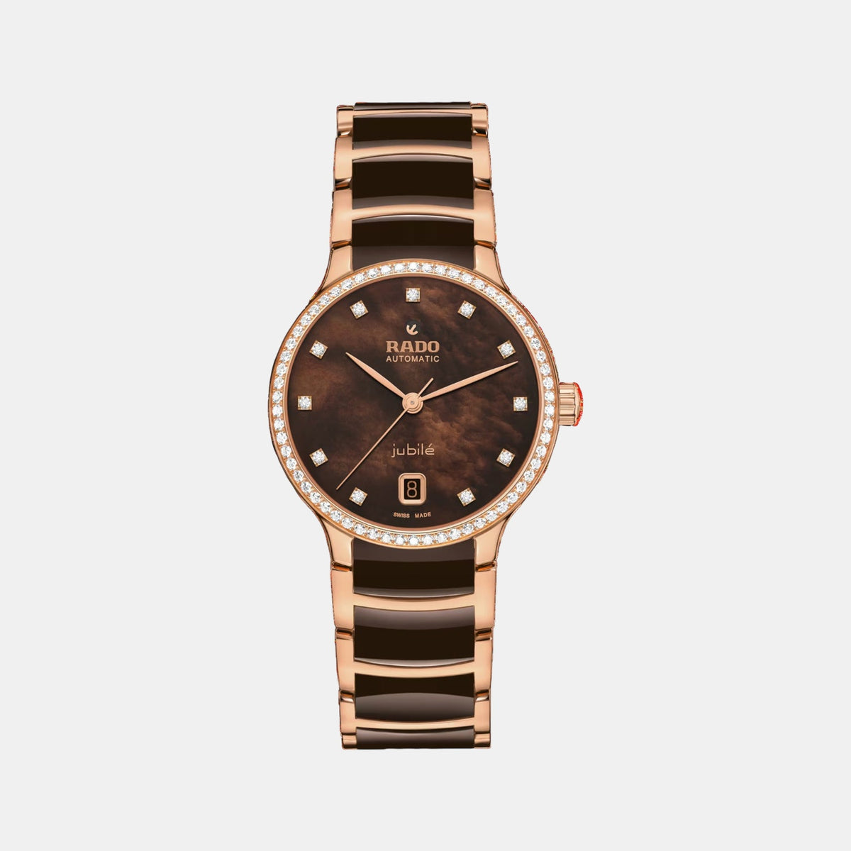 Centrix Women Automatic Brown Dial Analog Stainless Steel Watch R30230922