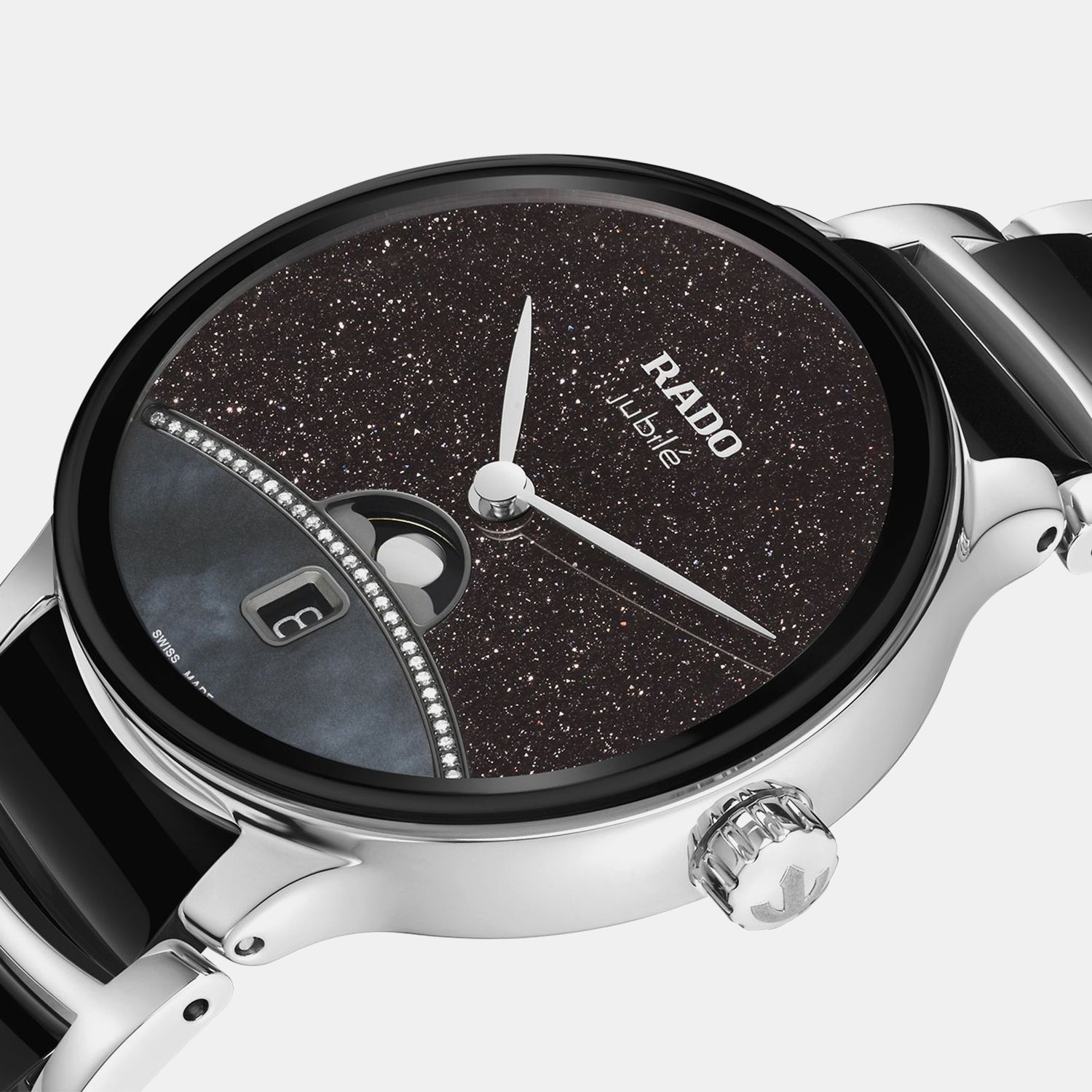 Centrix Women Quartz Black Dial Analog Ceramic Watch R30234762