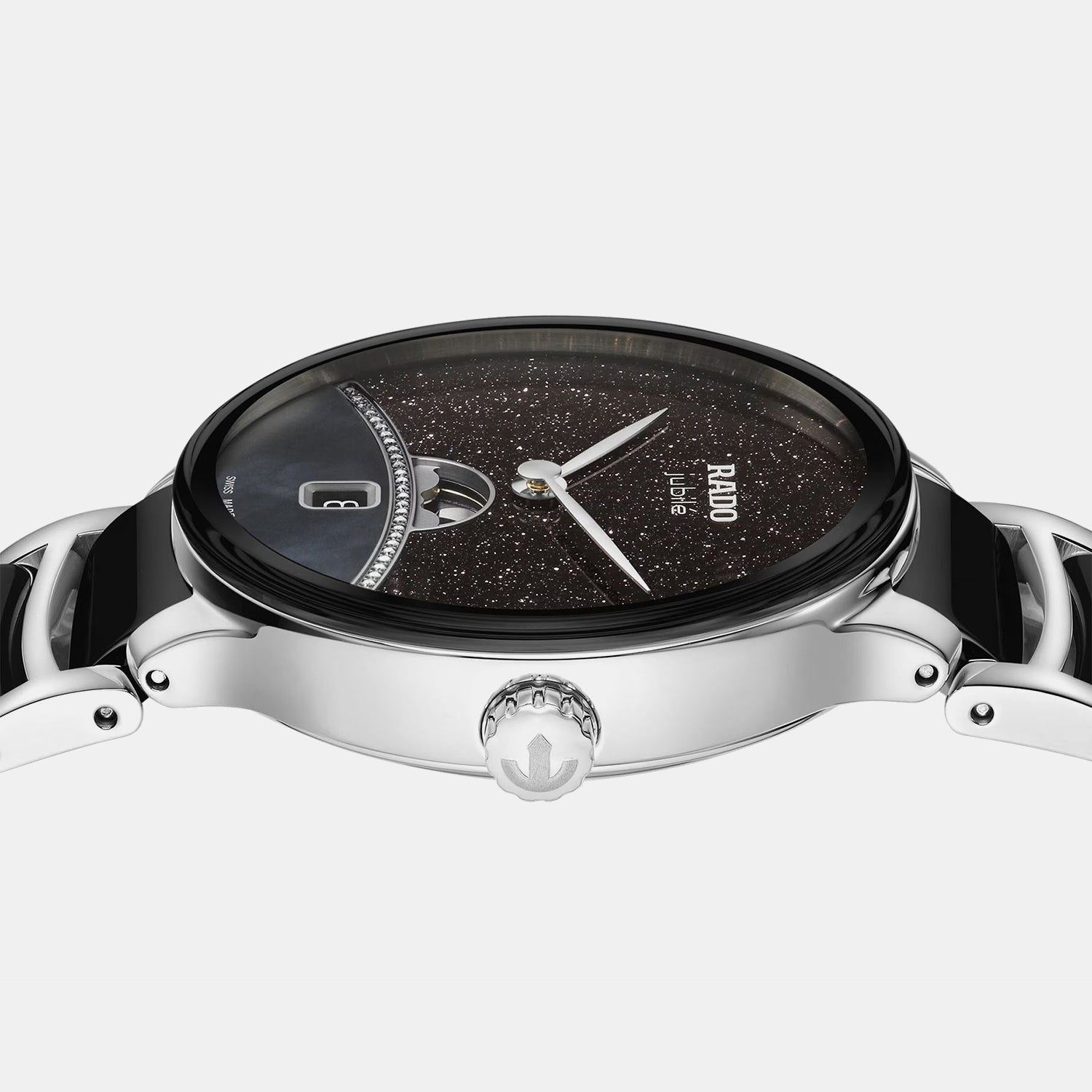 Centrix Women Quartz Black Dial Analog Ceramic Watch R30234762