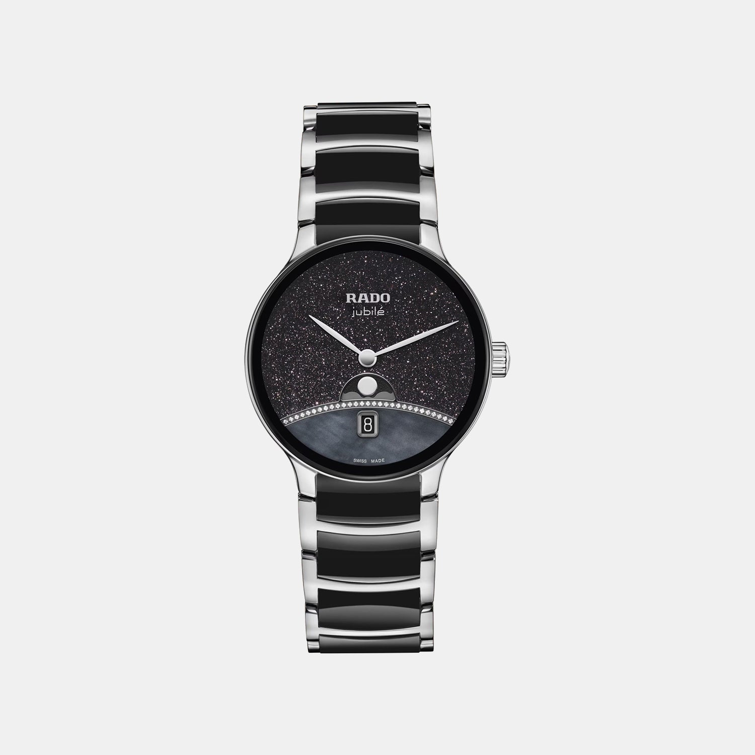 Centrix Women Quartz Black Dial Analog Ceramic Watch R30234762