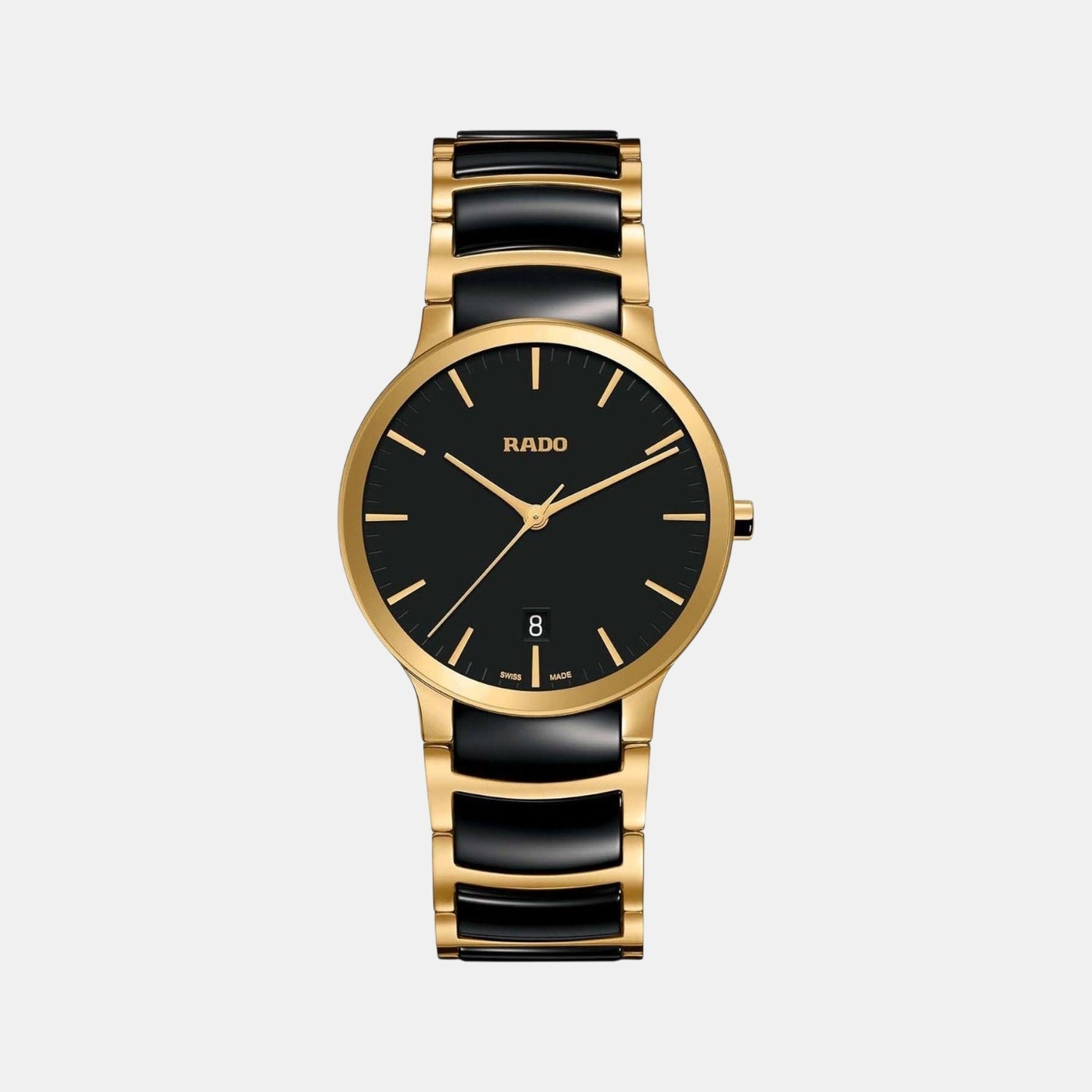 Centrix Unisex Quartz Black Dial Analog Stainless Steel Watch R30527172