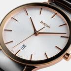 Centrix Men Quartz White Dial Analog Stainless Steel Watch R30554022