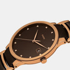 Centrix Unisex Quartz Brown Dial Analog Stainless Steel Watch R30554724