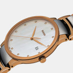 Centrix Unisex Quartz White Dial Analog Stainless Steel Watch R30554903