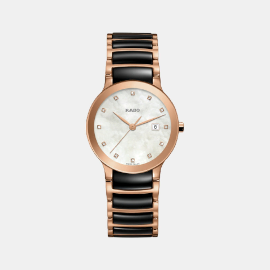 Centrix Women Quartz Mother Of Pearl Dial Analog Stainless Steel Watch R30555912