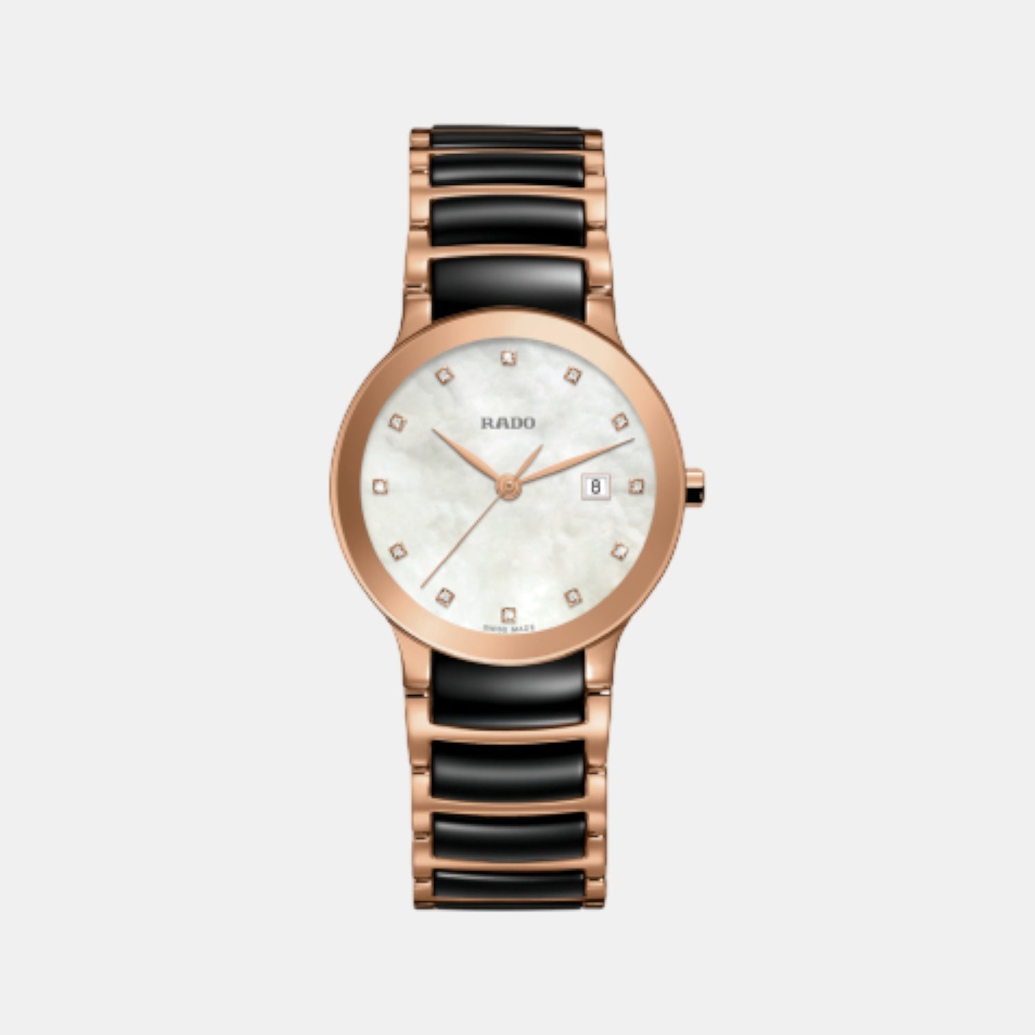 Centrix Women Quartz Mother Of Pearl Dial Analog Stainless Steel Watch R30555912