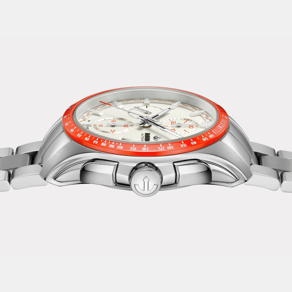 HyperChrome Men Automatic White Dial Chronograph Stainless Steel Watch R32042013